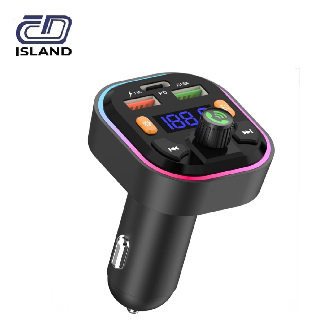 CAR CHG FM MODULATOR 18W