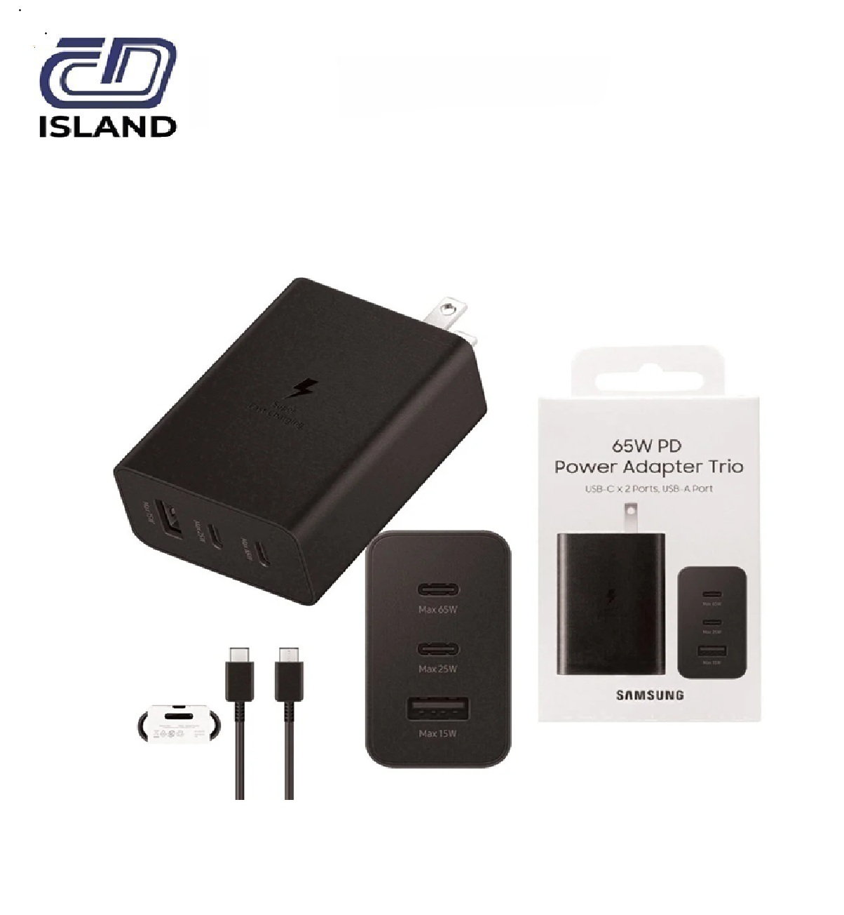 SAMSUNG TRIO CHARGER TYPE C 65W