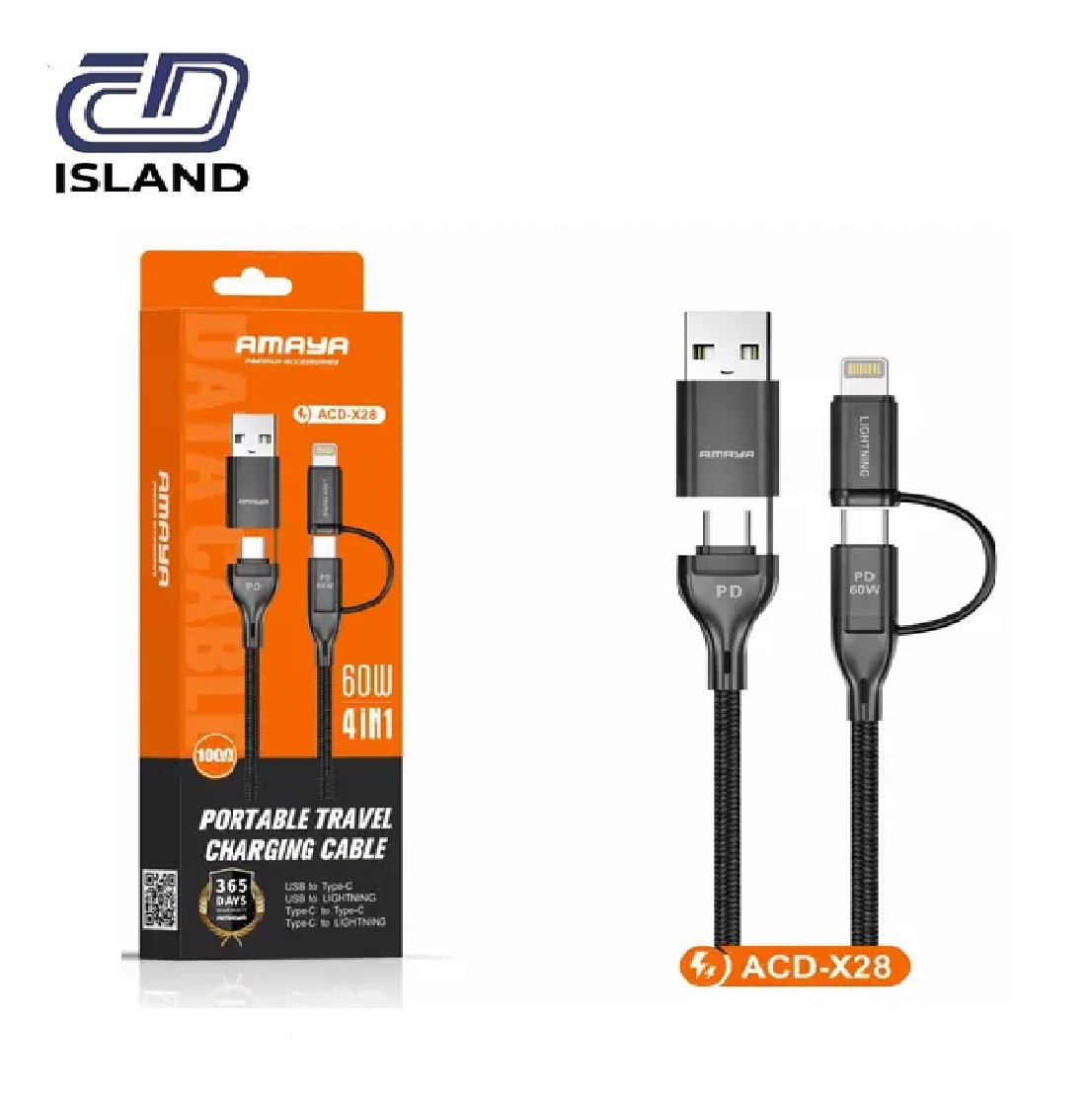 CABLE AMAYA 4 IN 1 X28